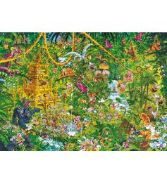 Heye Deep Jungle Puzzle, Caixa Triangular de 2000 Peças