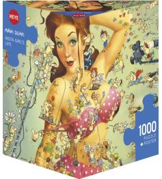 Puzzle Heye The Life of Insta-Girl Caixa Triangular de 1000 Pzs