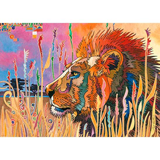 Puzzle de 1000 peças para descanso de leão Puzzle de 1000 peças para descanso de leão