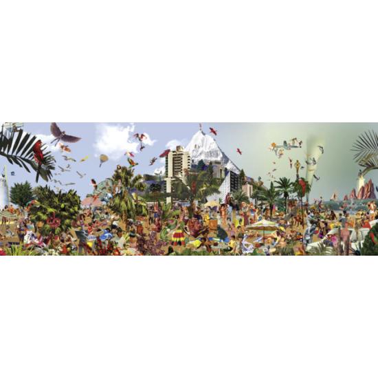 Puzzle de estilo de vida Hey, na praia 2000 peças