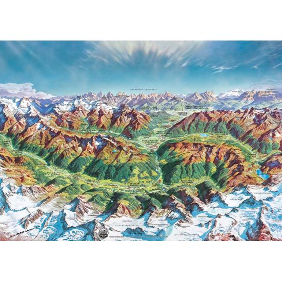 Puzzle Heye Montanhas Alpinas 2000 peças