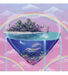 Puzzle Heye Os Golfinhos de 1000 peças