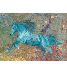 Puzzle Heye Cavalo Do Mapa 2000 peças
