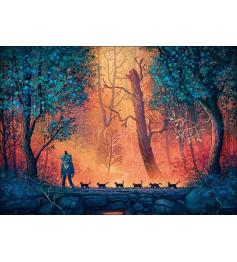 Puzzle Heye Março Na Floresta 1000 Peças