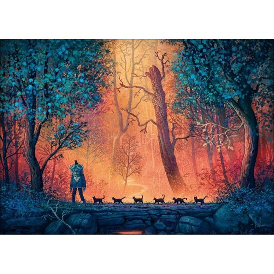 Puzzle Heye Março Na Floresta 1000 Peças