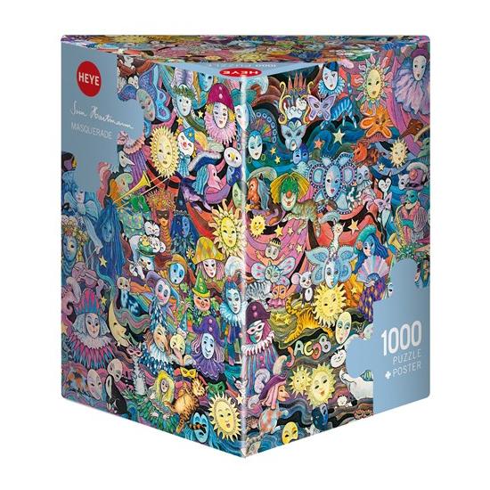 Máscaras de Puzzle Heye 1000 peças