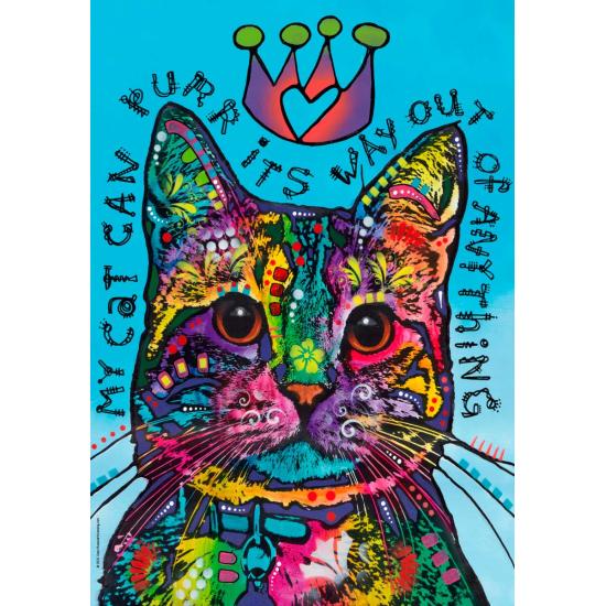 Puzzle Ei meu gato ronrona 500 peças