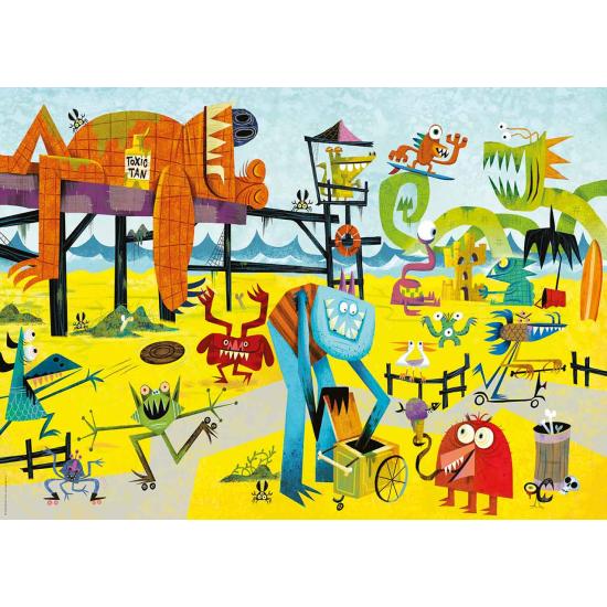 Puzzle Heye Monster Beach 1000 Peças