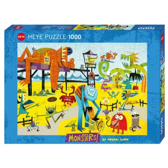 Puzzle Heye Monster Beach 1000 Peças
