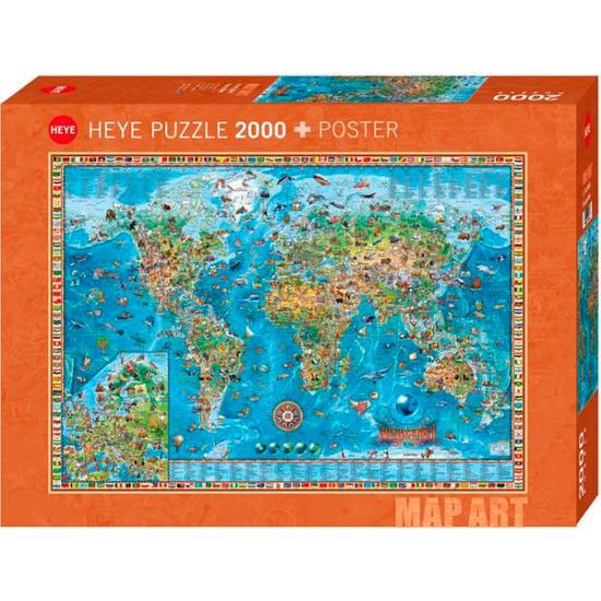 Puzzle de 2.000 peças do Heye Amazing World