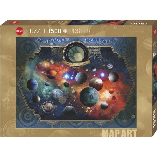 Puzzle Heye Mundo Espacial de 1500 Peças Puzzle Heye Mundo Espacial de 1500 Peças