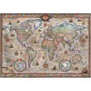 Puzzle Heye Retro World Map 1000 Peças