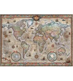 Puzzle Heye Retro World Map 1000 Peças