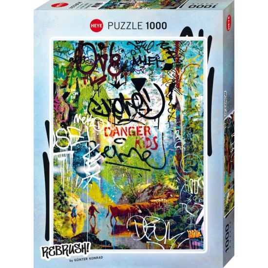Puzzle Heye Perigo Crianças de 1000 peças Puzzle Heye Perigo Crianças de 1000 peças