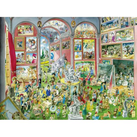 Puzzle Heye Obras-primas, Caixa Triangular de 1000 Peças