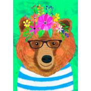 Puzzle de 1000 peças do urso florido Heye