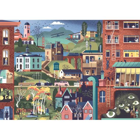 Puzzle Heye Filmes De Hitchcock 1000 Peças