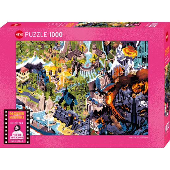 Puzzle Heye Filmes de Peter Jackson 1000 peças