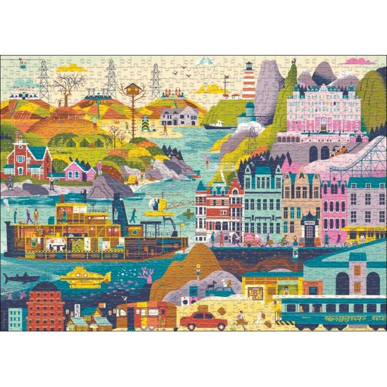 Puzzle Heye Wes Anderson Filmes 1000 Peças Puzzle Heye Wes Anderson Filmes 1000 Peças