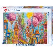 Puzzle Heye Aldeia Encantadora, Árvores cor de Rosa 1000 Peças