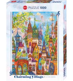 Puzzle Heye Aldeia Encantadora, Arcos Vermelhos de 1000 Peças