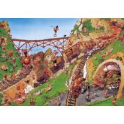 Puzzle Heye Wanted Getaway Car Fred 1000 Peças