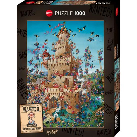 Puzzle Heye Wanted Safecracker Suzie 1000 Peças