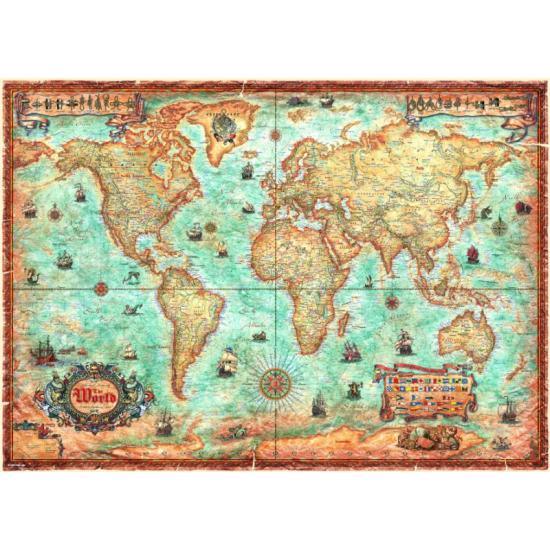 Ei, o Puzzle do mundo, mapa do mundo de 3000 peças