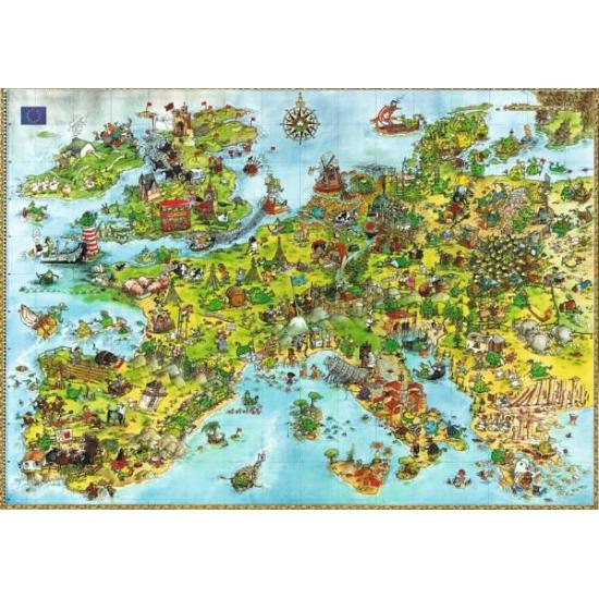 Puzzle Heye United Dragons of Europe 4000 peças