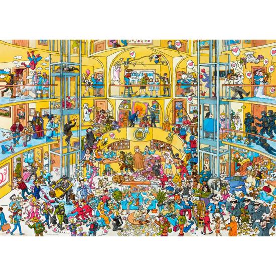 Hey vida no Puzzle do hotel, caixa triangular de 1000 peç