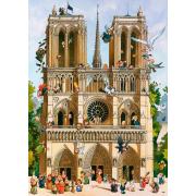 Puzzle Ei Viva Notre Dame! de 1000 peças