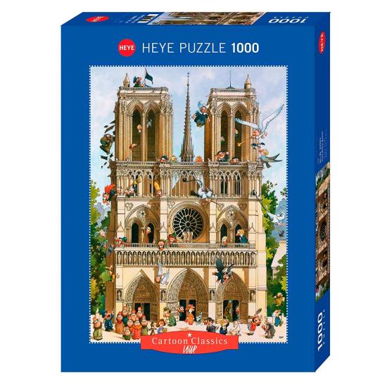 Puzzle Ei Viva Notre Dame! de 1000 peças