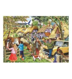 Puzzle House Of Puzzles Cavalos e cães de caça XXL 500 Peças