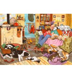 Puzzle House Of Puzzles Cansado como um Cão 1000 Peças