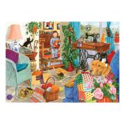 Puzzle House Of Puzzles Caos Gatinho de 1000 Peças