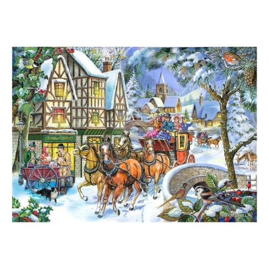 Puzzle House Of Puzzles Carruagem de neve XXL 500 Peças