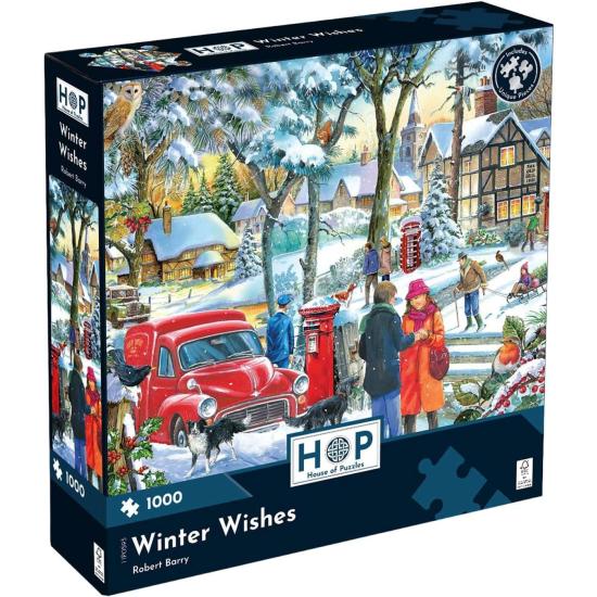 Puzzle House Of Puzzles Desejos de inverno de 1000 Peças