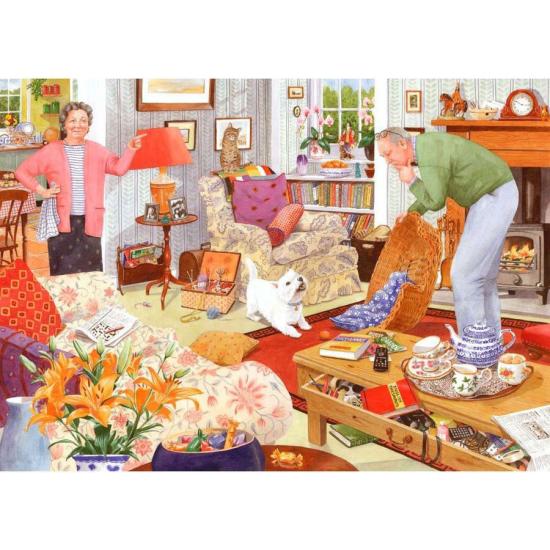 Puzzle House Of Puzzles Onde estão os meus óculos de 1000 Peças