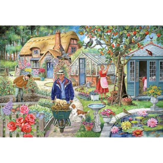 Puzzle House Of Puzzles No Jardim 1000 Peças