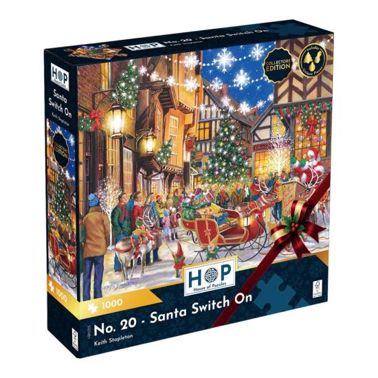 Puzzle House Of Puzzles Papai Noel Liga 1000 Peças
