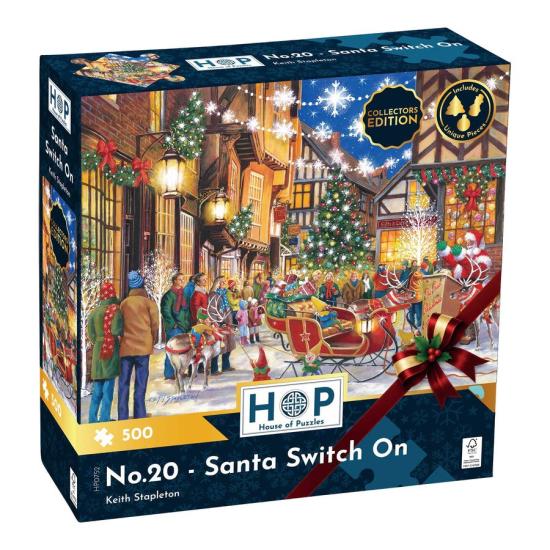 Puzzle House Of Puzzles Papai Noel Liga de 500 peças