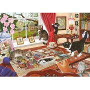 Puzzle House Of Puzzles Gatinhos Puzzleiros 1000 Peças