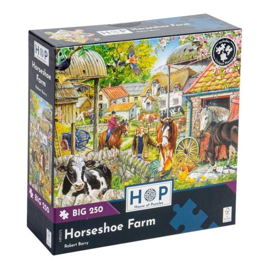 Puzzle House Of Puzzles Fazenda Horseshoe XXL 250 Peças