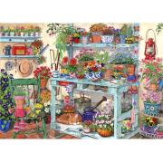 Puzzle House Of Puzzles dos Vasos de Flores 1000 Peças