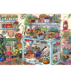 Puzzle House Of Puzzles dos Vasos de Flores 1000 Peças