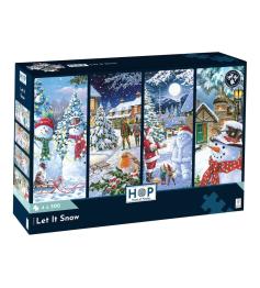 Puzzle House Of Puzzles Let It Snow  4 x 500 Peças