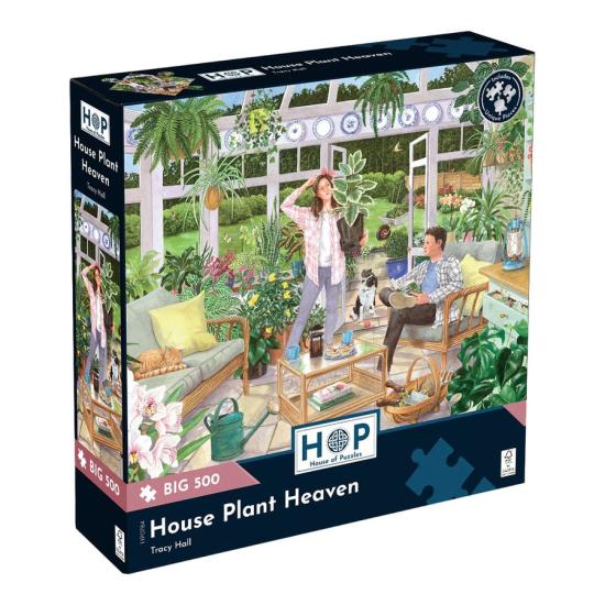 Puzzle House Of Puzzles Paraíso Das Plantas De Interior XXL 500