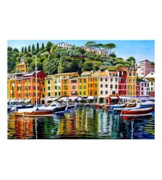 Puzzle House Of Puzzles Portofino em Reflexão de 1000 Peças
