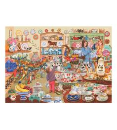 Puzzle House Of Puzzles Toros numa tienda de porcelana 1000 Peça
