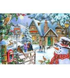 Puzzle House Of Puzzles Visão do Boneco de Neve 1000 Peças